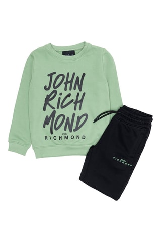 Sweat e calças de treino Margitta - Preto e verde