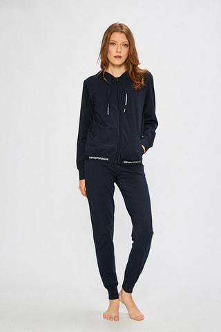 Sweat com capuz e calças de treino - Azul-marinho - Emporio Armani