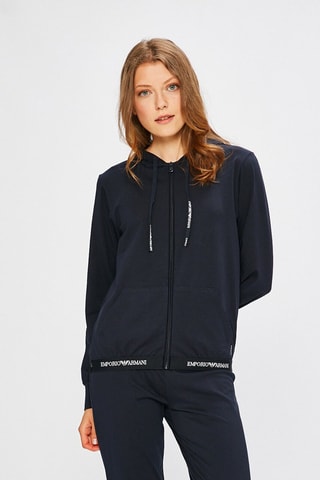 Sweat com capuz e calças de treino - Azul-marinho - Emporio Armani