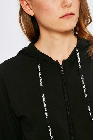 Sweat com capuz e calças de treino - Preto - Emporio Armani