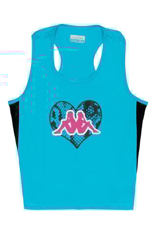 Camisola de alças e calções - Turquesa