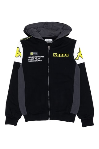 Conjunto sweat com capuz e calças de treino - Preto e antracite