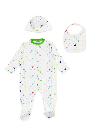 Babygro e babete - Branco
