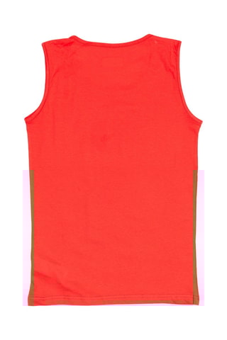 Camisola de alças e calções - Laranja e preto