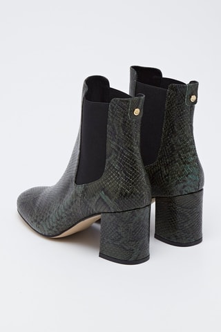 Bottines en cuir Lacado Vert