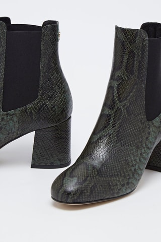 Bottines en cuir Lacado Vert