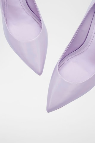 Sapatos de salto em couro Azo Malva-claro