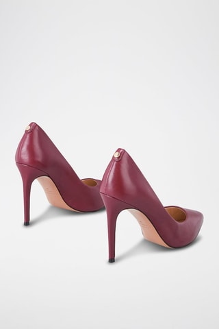 Sapatos de salto em couro Jissia Bordo - Bordô