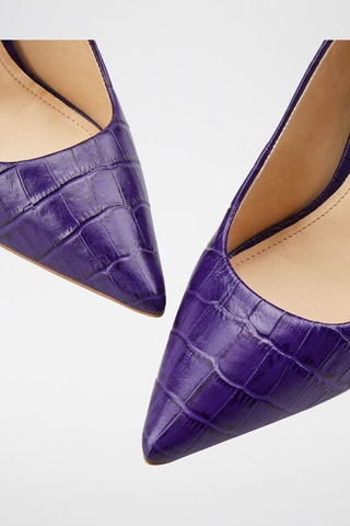 Sapatos de salto em couro Aelia - Violeta