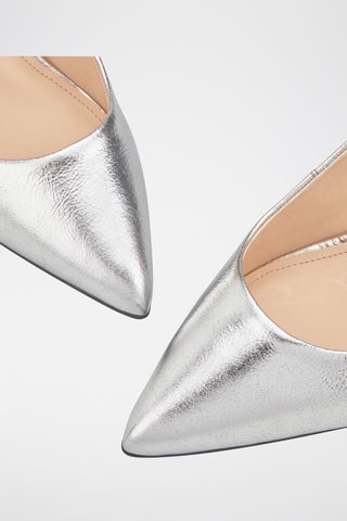 Sapatos de salto em couro Azoa - Prateado