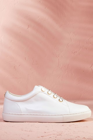 Sapatilhas em couro Hemoya Branco