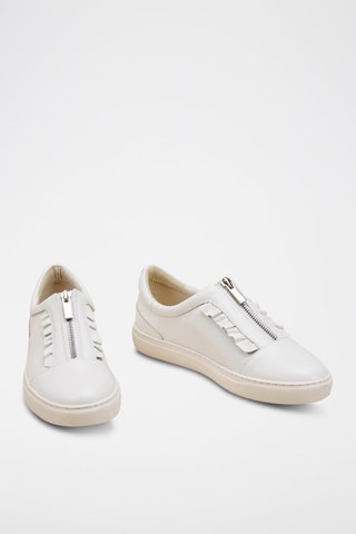 Sapatilhas em couro Hivy Branco