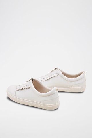 Sapatilhas em couro Hivy Branco