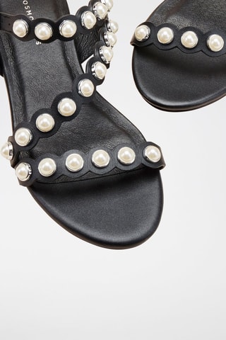 Sandales en cuir Hiris Noir