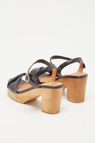 Sandálias de salto Vixi Preto