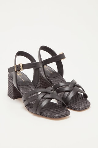 Sandálias de salto Zaggi Preto