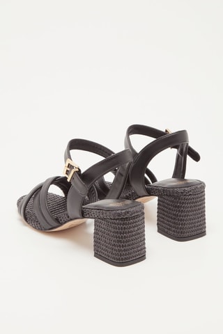 Sandálias de salto Zaggi Preto