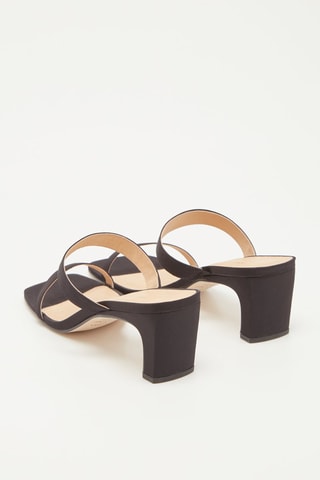 Mules à talons Kiara Noir