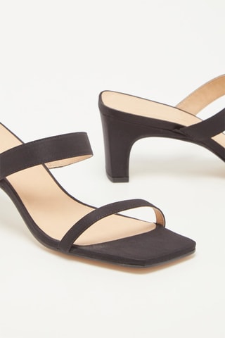 Mules à talons Kiara Noir