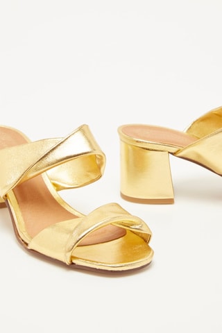 Mules à talons Vonea Doré
