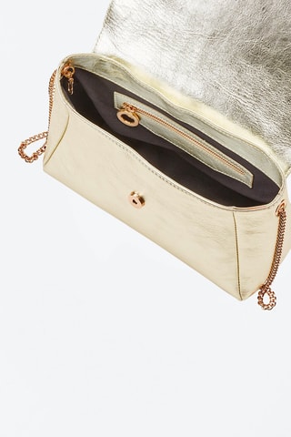 Mala a tiracolo em couro Anabel Dourado