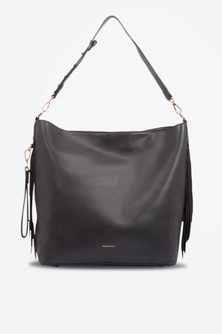 Mala de ombro em nobuck Coletta - Preto