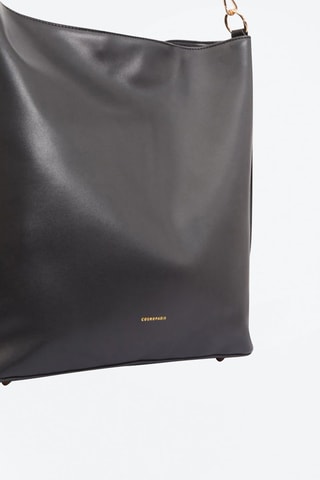 Mala de ombro em nobuck Coletta - Preto