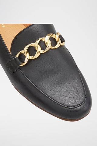 Mocassins em couro Veronea - Preto