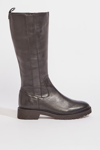Botas em couro Vicceta - Preto