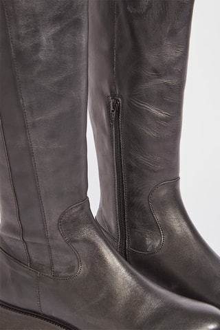 Botas em couro Vicceta - Preto