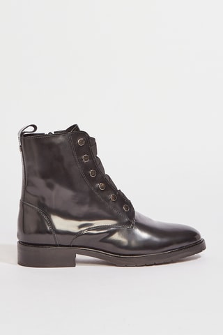 Botins em couro Vimie - Preto