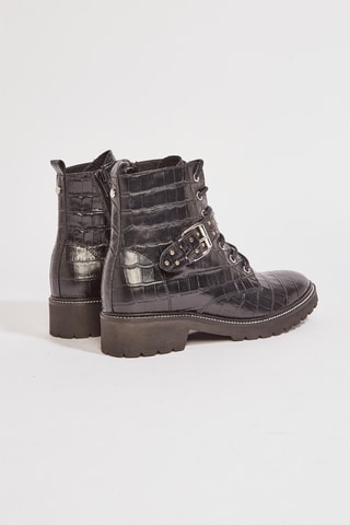 Botins em couro Vins - Preto