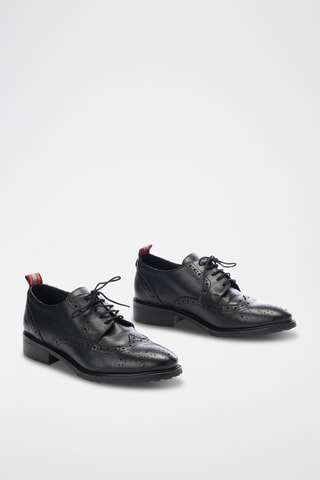 Derbies em couro de vitelo Votel - Preto