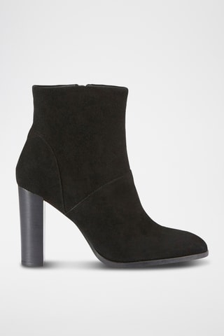 Botins em couro de cabra nobuck Wady - Preto