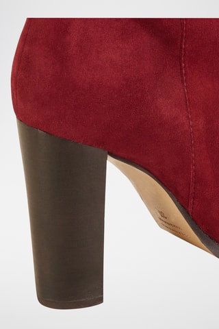 Botas em nobuck Walemas - Bordô