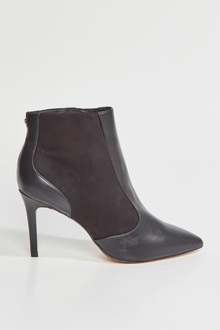 Botins em couro Zabelle - Preto