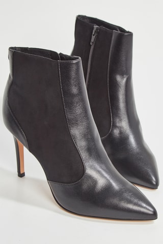 Botins em couro Zabelle - Preto