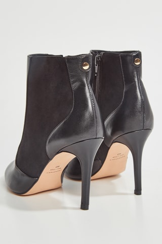 Botins em couro Zabelle - Preto