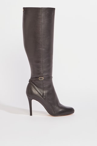 Botas em couro Zateli - Preto