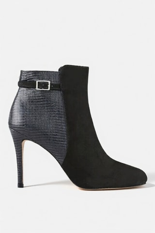 Bottines en cuir Zolira - Noir