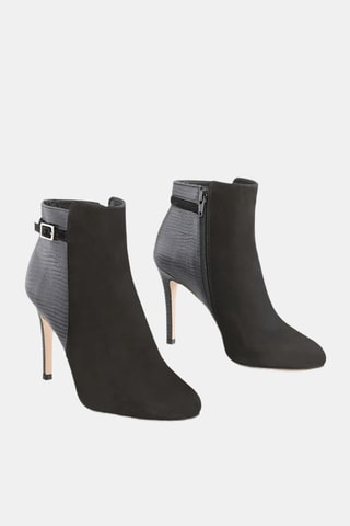 Bottines en cuir Zolira - Noir