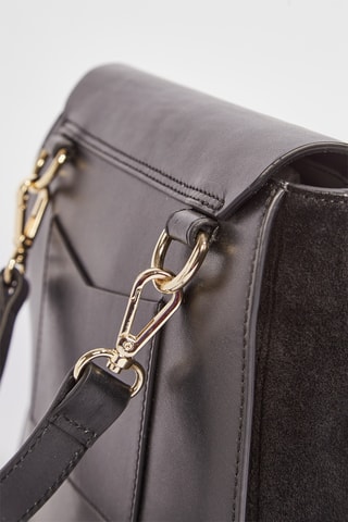 Mochila em couro Laya - Preto