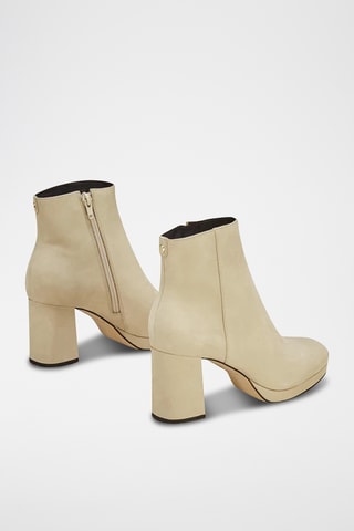 Botins em nobuck Zorine - Bege