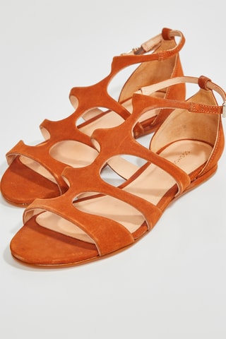 Sandales en nubuck Alan - Marron