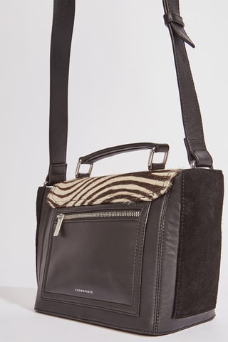 Mala em couro Maggy - Preto