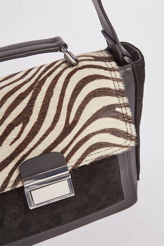 Mala em couro Maggy - Preto