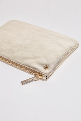 Pochete de couro Memuno - Dourado