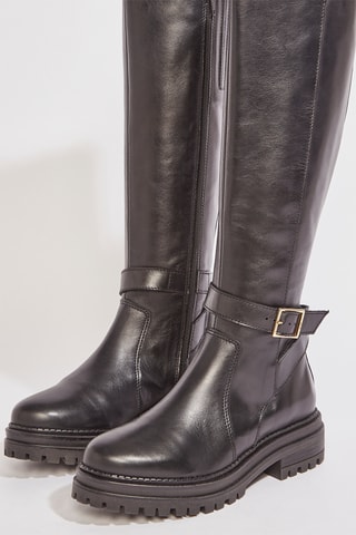 Botas em couro Fabae - Preto