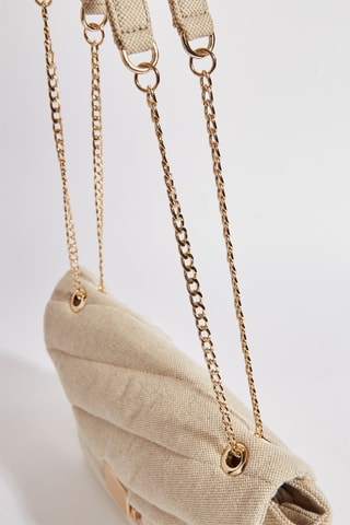 Mala de ombro Aramelle - Bege