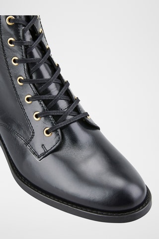 Botins em couro Fibi - Preto